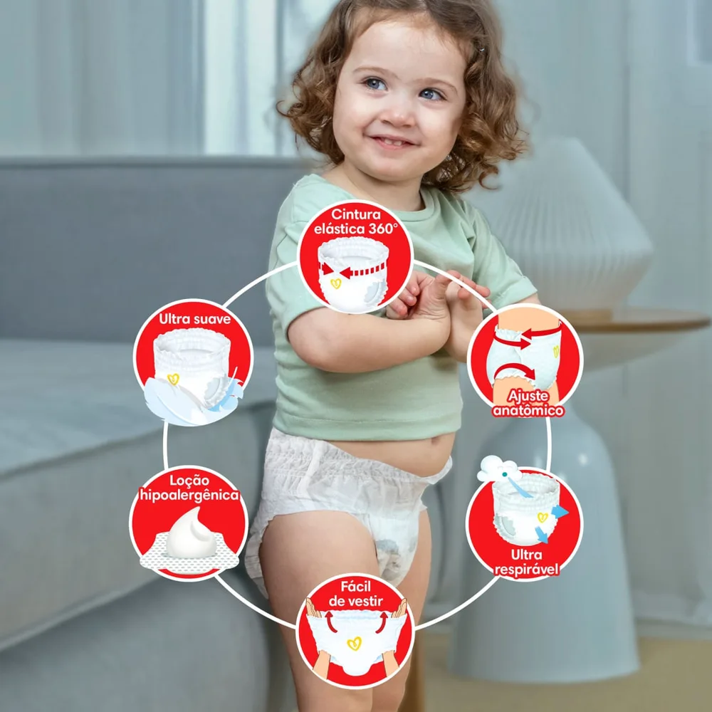 Fralda Pampers Pants Premium Care XXXG 54 Unidades