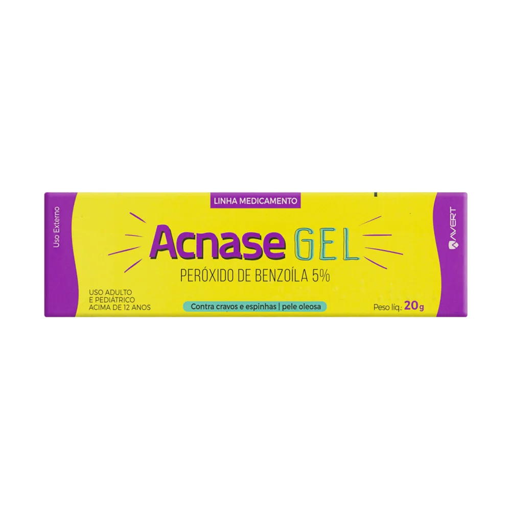 Gel Facial Acnase com Peróxido de Benzoíla 5% 20g