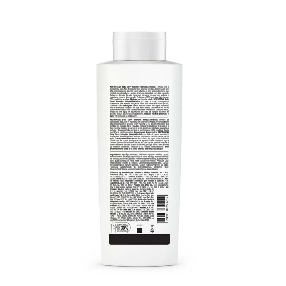 Hidratante Corporal Neutrogena Body Care Intensive Hidrata & Revitaliza 400ml