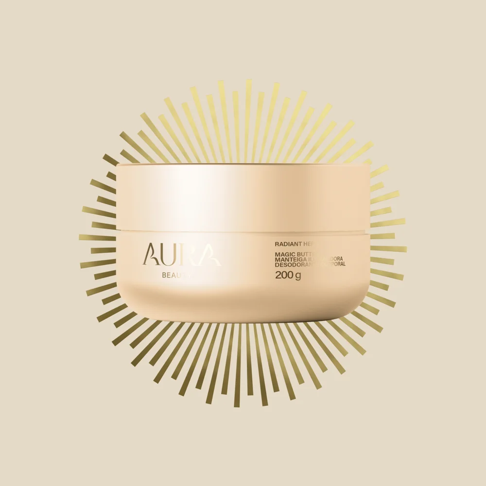 Aura Beauty Magic Butter Radiant Hera - Manteiga Iluminadora 200g