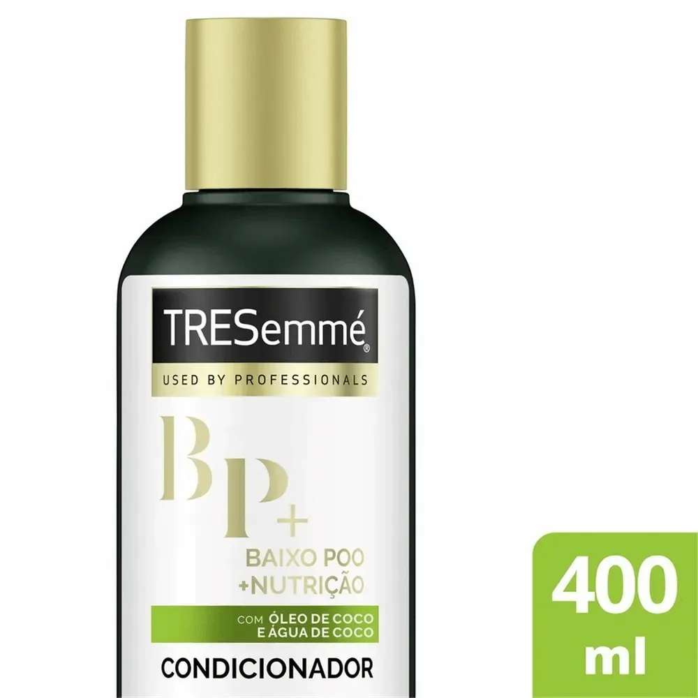 Condicionador TRESemmé Revitaliza Baixo POO + Nutrição Óleo de Coco e Água de Coco 400ml