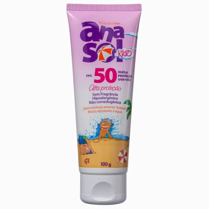 Protetor Solar Kids FPS 50 100g - Anasol '