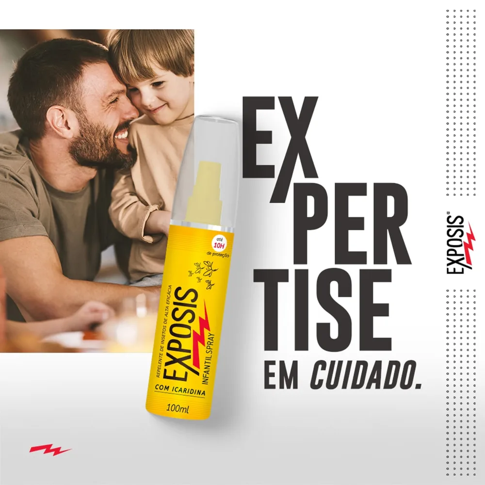 Repelente Exposis Infantil Spray 100ml