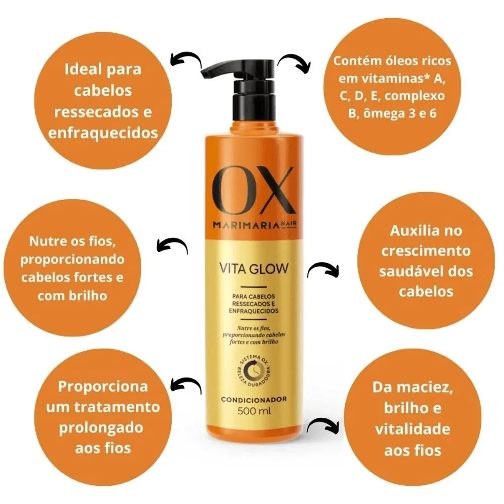 Condicionador OX Vita Glow Mari Maria Hair 500ml