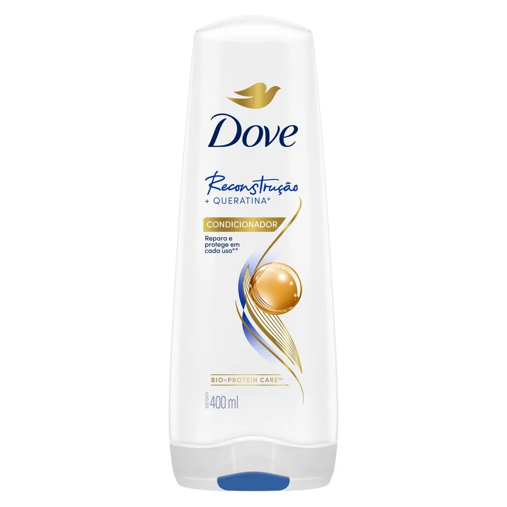 Condicionador Dove Reconstrução + Queratina 400ml