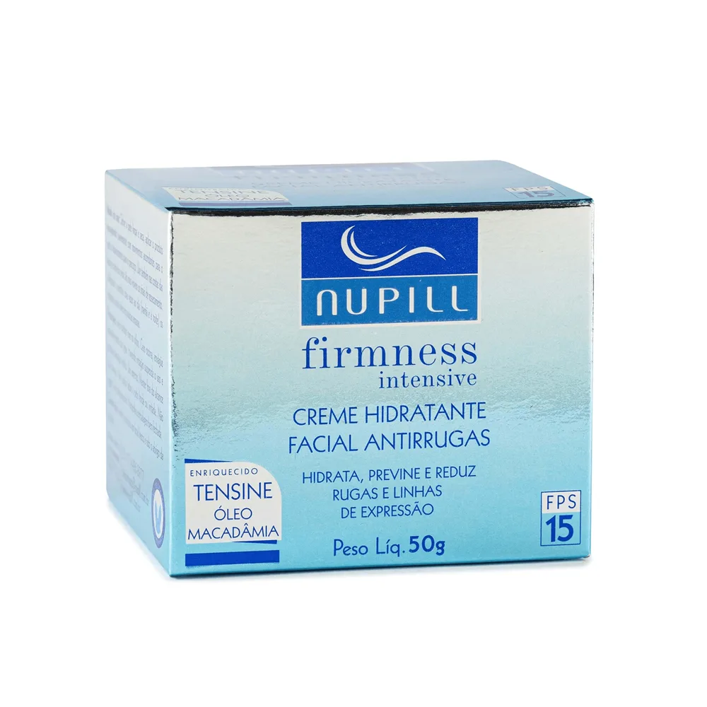Creme Facial Nupill Firmness Intensive Hidratante Antirrugas FPS 15 50g
