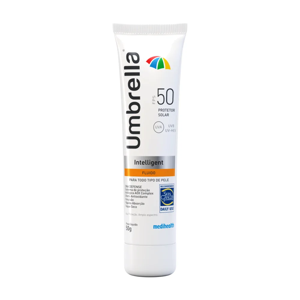 Protetor Solar Facial Umbrella Intelligent Fluido FPS50 50g