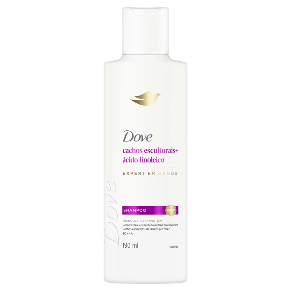 Shampoo Dove Cachos Esculturais + Ácido Linoleico 190ml