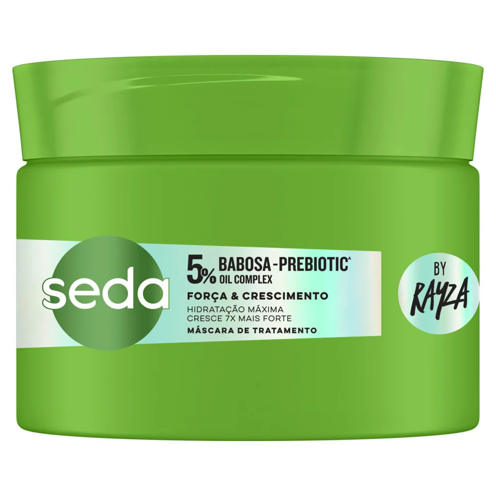 Máscara De Tratamento Seda 5% Babosa-Prebiotic Oil Complex By Rayza 300ml