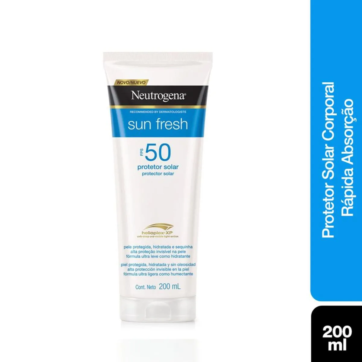 Protetor Solar Corporal Neutrogena Sun Fresh FPS 50 200ml