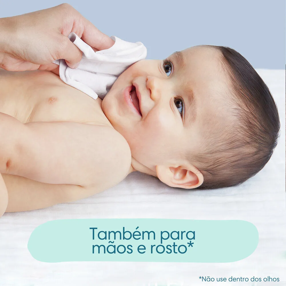 Lenços Umedecidos Pampers Higiene Completa Sem Álcool e Sem Perfume 48 Unidades