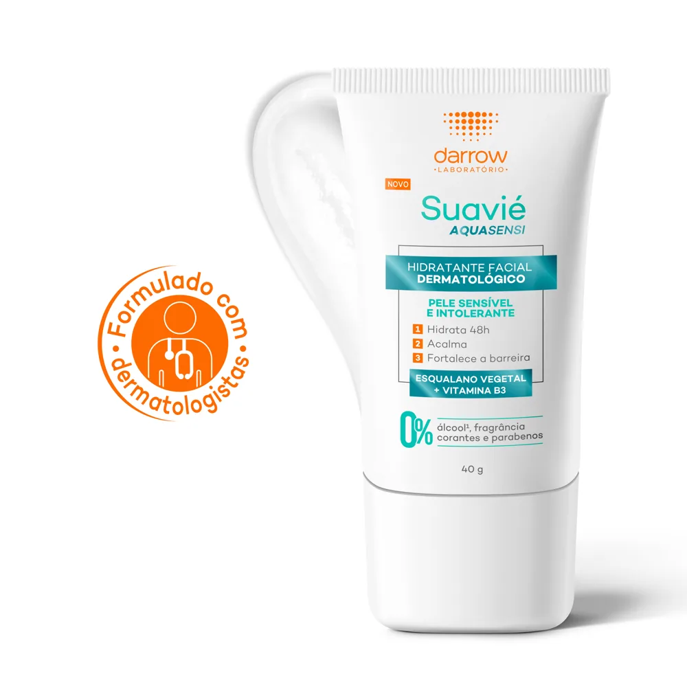 Hidratante Facial Darrow Suavié Aquasensi em Gel Peles Sensíveis 40g