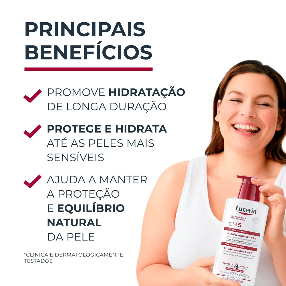 Loção Corporal Eucerin pH5 Hidratante 400ml