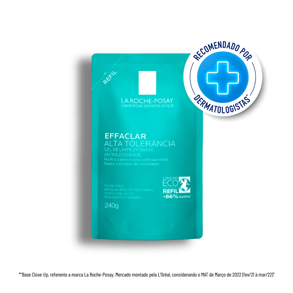 Gel de Limpeza Facial La Roche-Posay Effaclar Alta Tolerância 240g