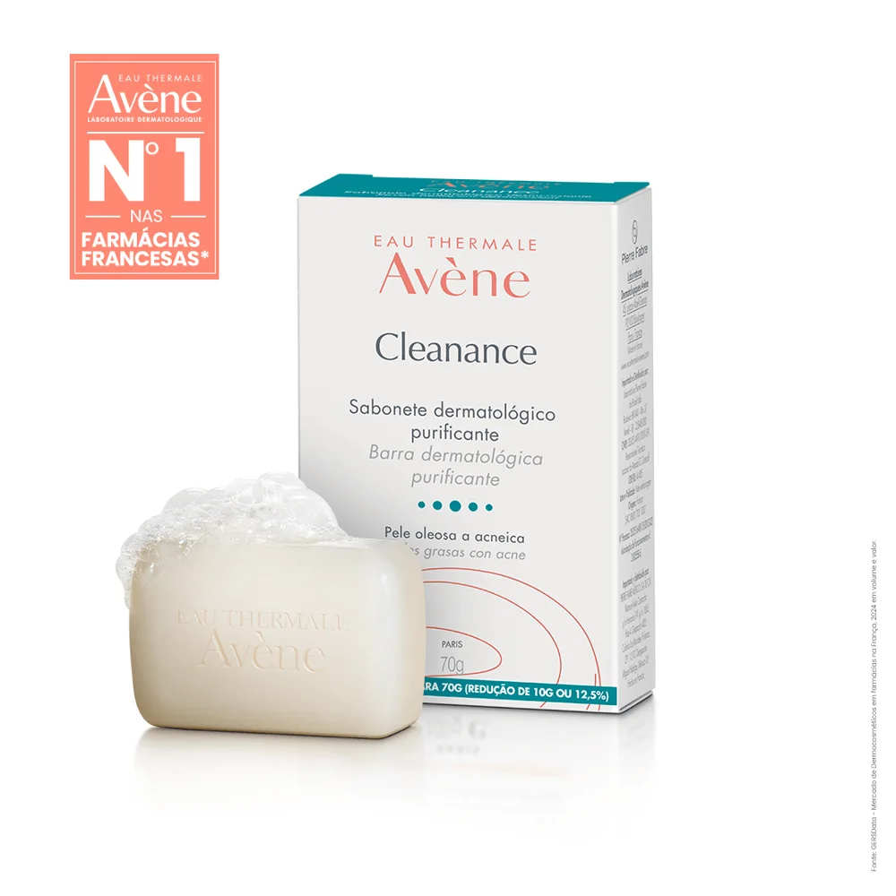 Sabonete em Barra Facial Avène Cleanance Antioleosidade 70g