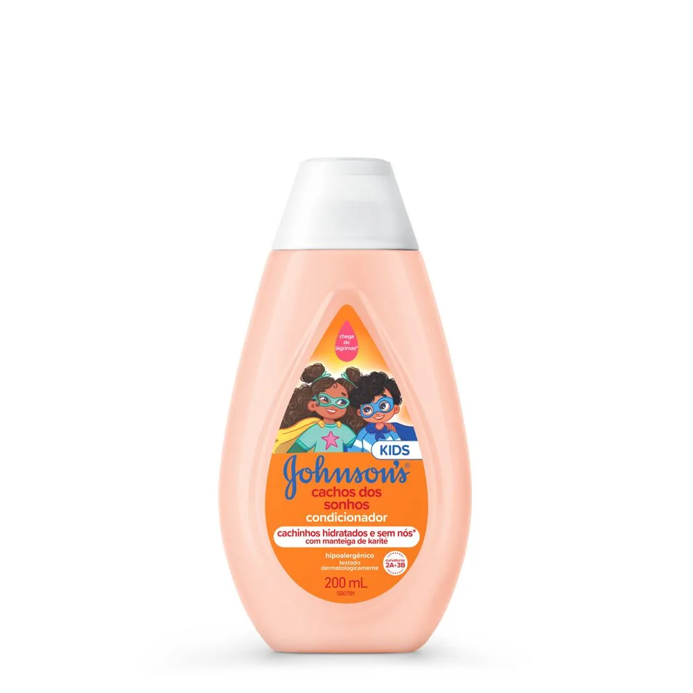 Condicionador Infantil Johnson's Baby Cachos dos Sonhos 200ml