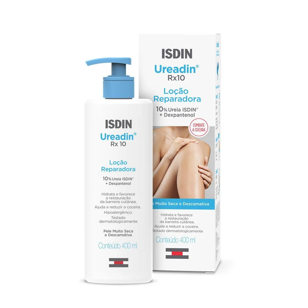 Loção Corporal ISDIN Ureadin Rx 10 Hidratante 10% Ureia Pele Muito Seca 400ml