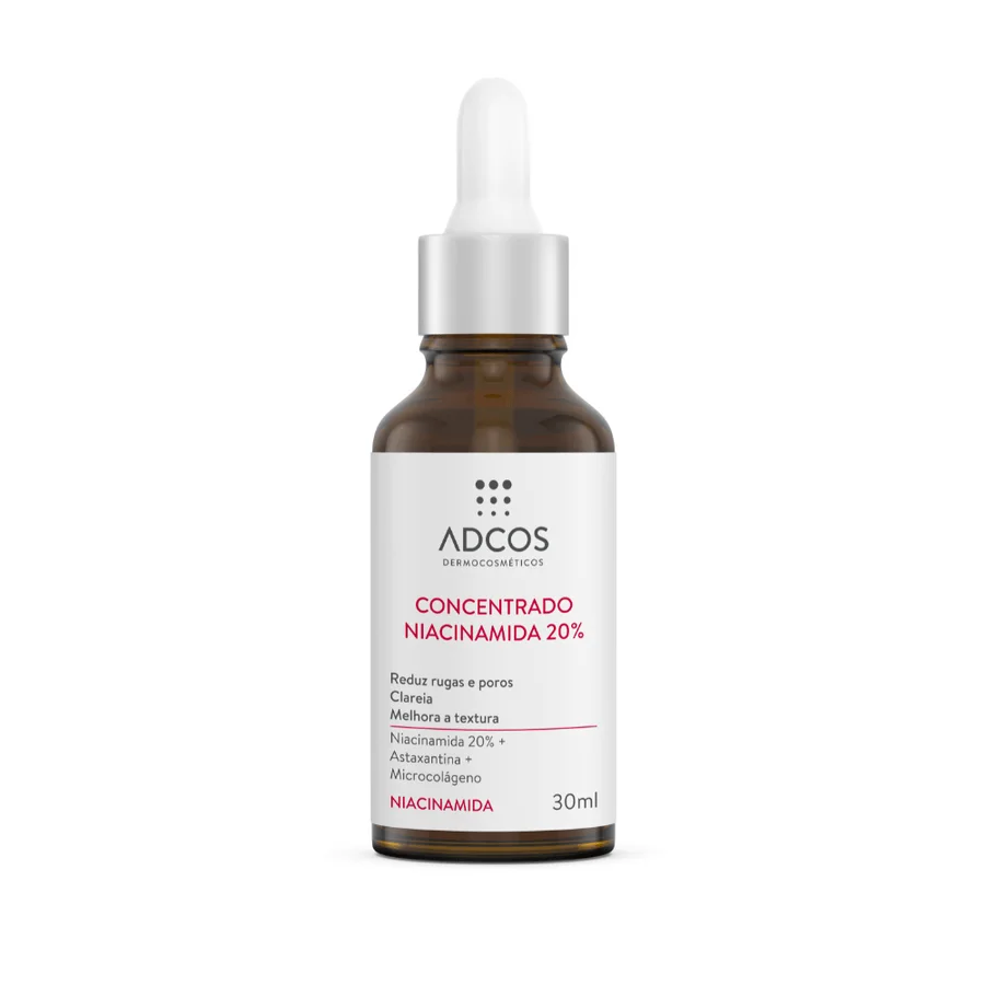 Sérum Facial Adcos Niacinamida 20% com Astaxantina 30ml