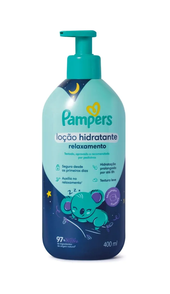 Loção Hidratante Pampers Relaxamento 400ml Pump