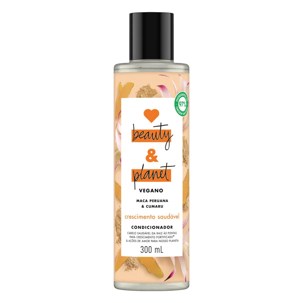 Condicionador Love Beauty & Planet Crescimento Saudável Vegano 300ml