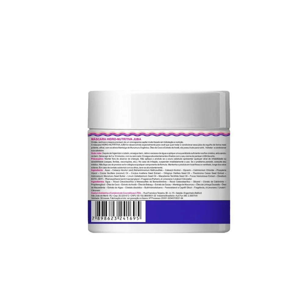 Máscara Widi Care Hidro-Nutritiva Juba 500g