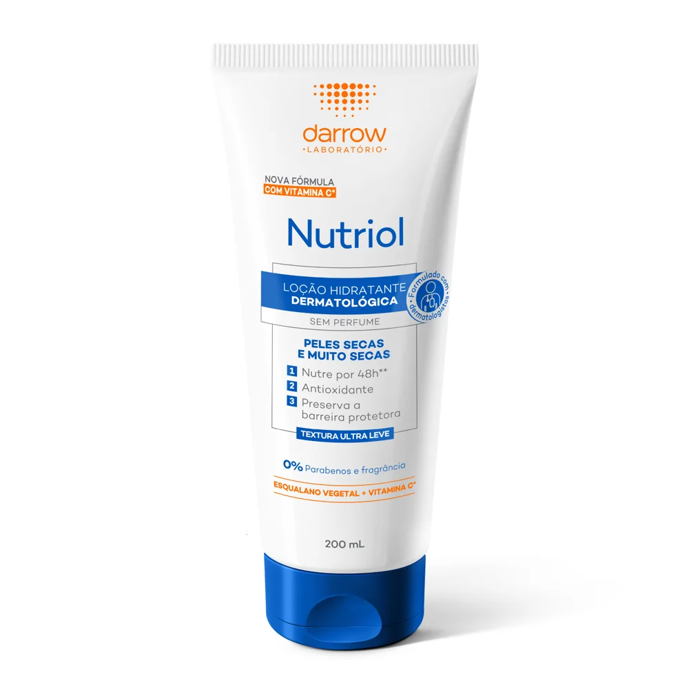 Loção Corporal Darrow Nutriol Sem Perfume com Vitamina C 200ml