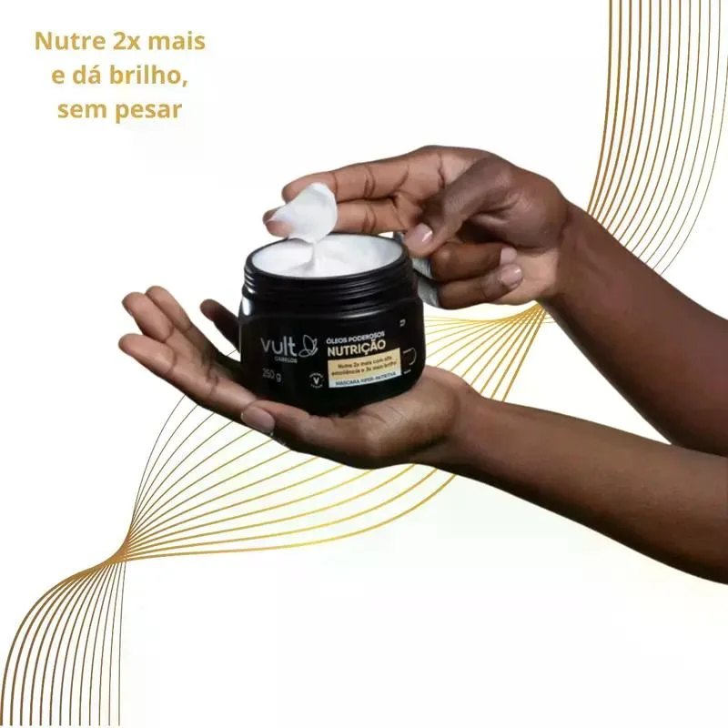 Vult - Óleos Poderosos Nutrição - Máscara Capilar - 250g