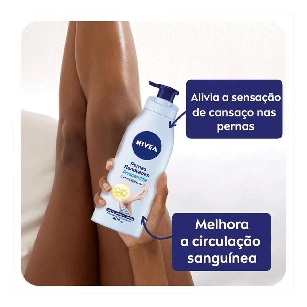 Loção Corporal Nivea Q10 Pernas Renovadas Anticelulite 400ml