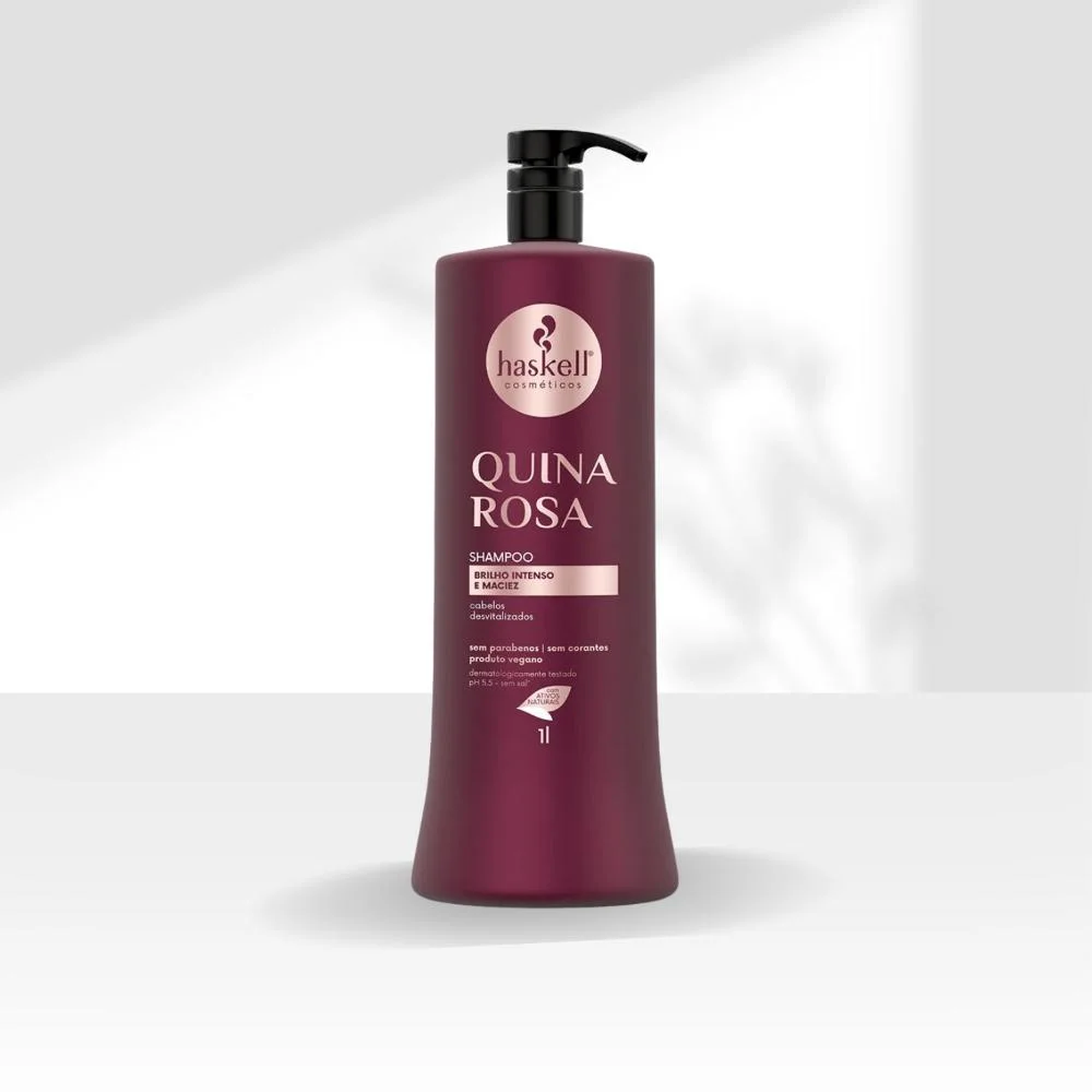 Haskell - Shampoo Quina Rosa Fortificação dos Fios 1000ml