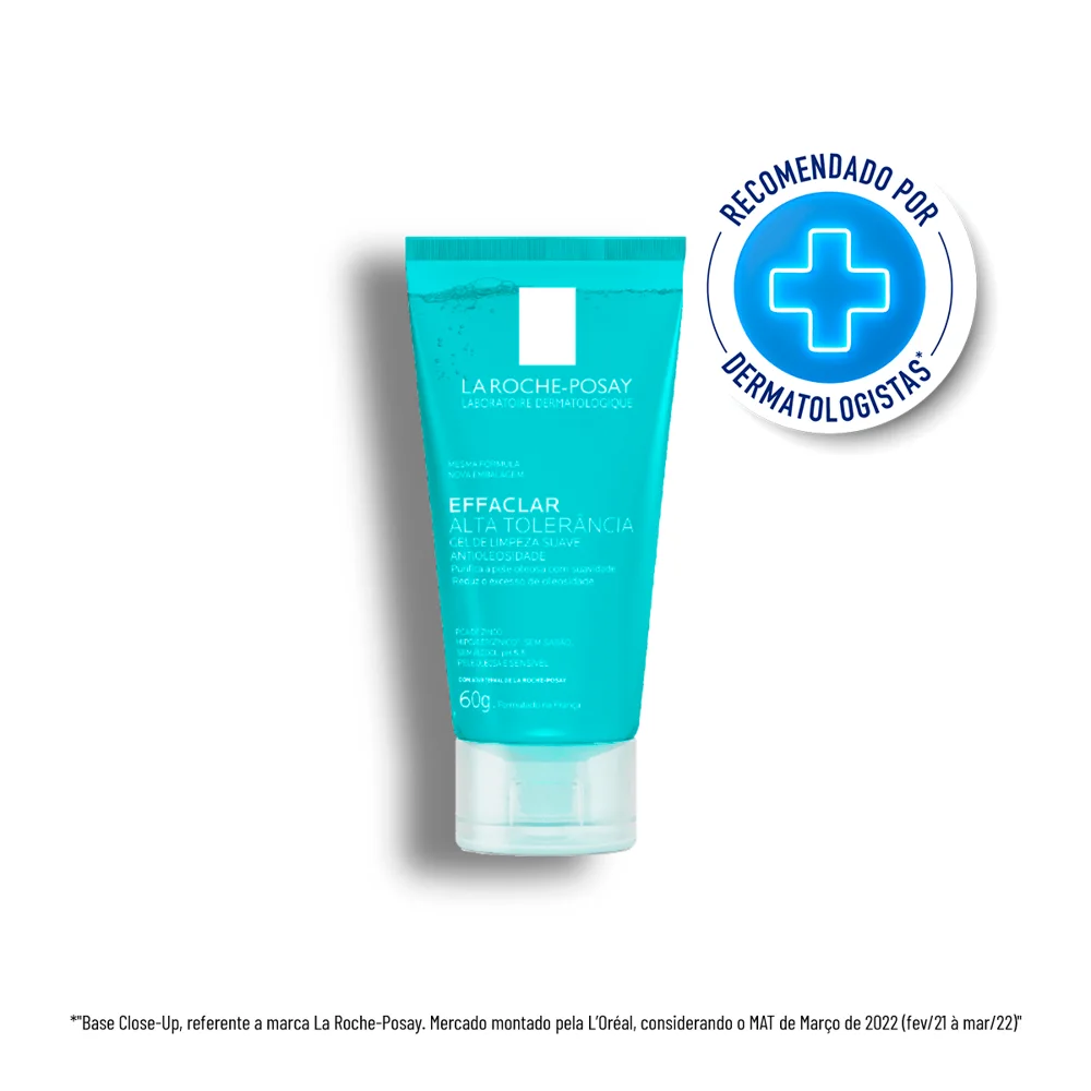 Gel de Limpeza Facial La Roche-Posay Effaclar Alta Tolerância 60g