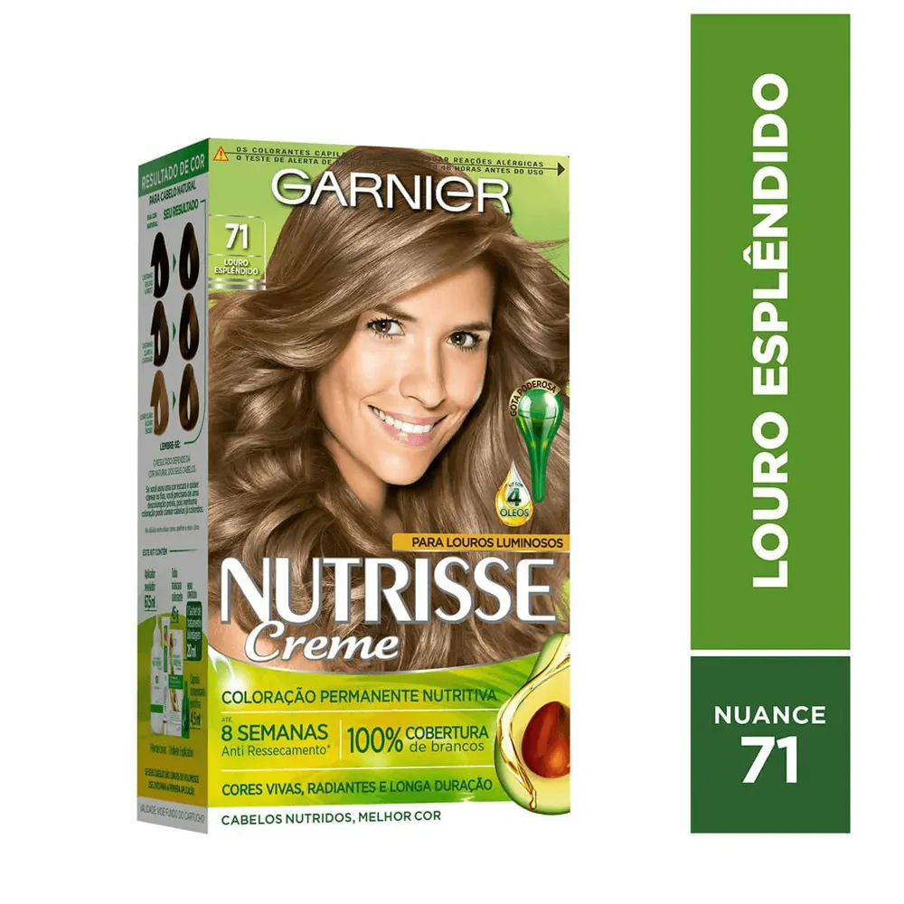 Coloração Nutrisse creme 71 Louro Esplendido