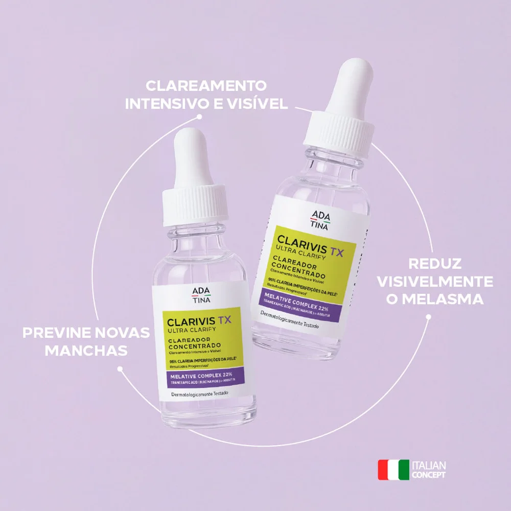 Clarivis TX Ultra Clarify Ada Tina Sérum Clareador Melasma
