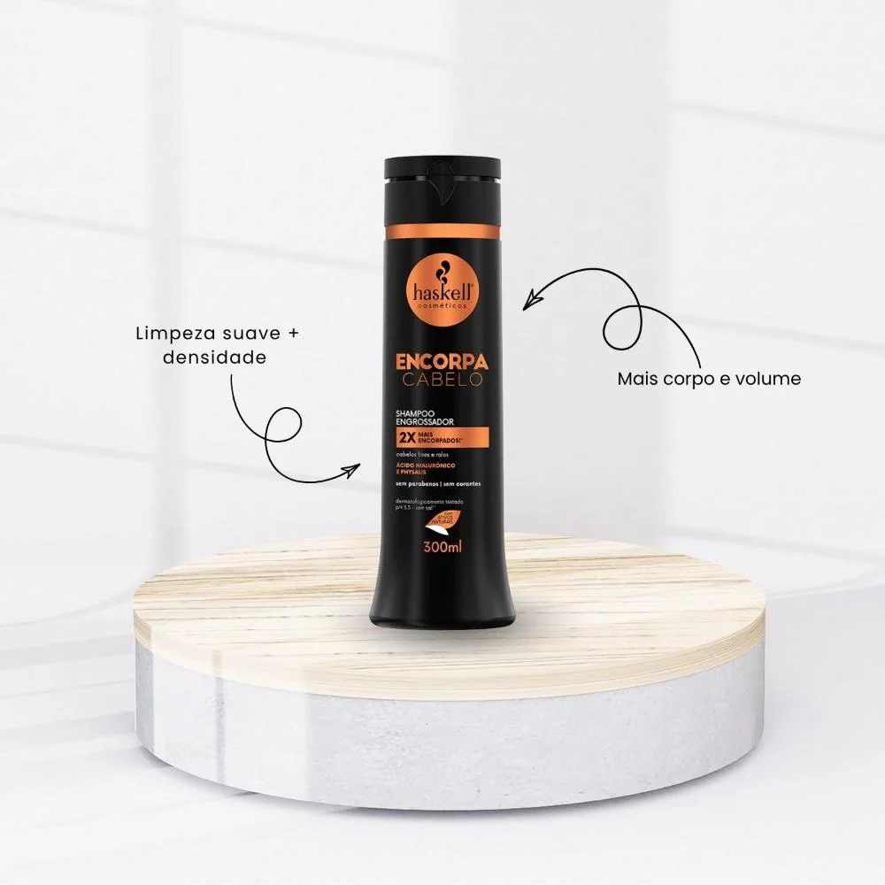 Haskell - Encorpa Cabelo - Shampoo Volume e Densidade - 300ml