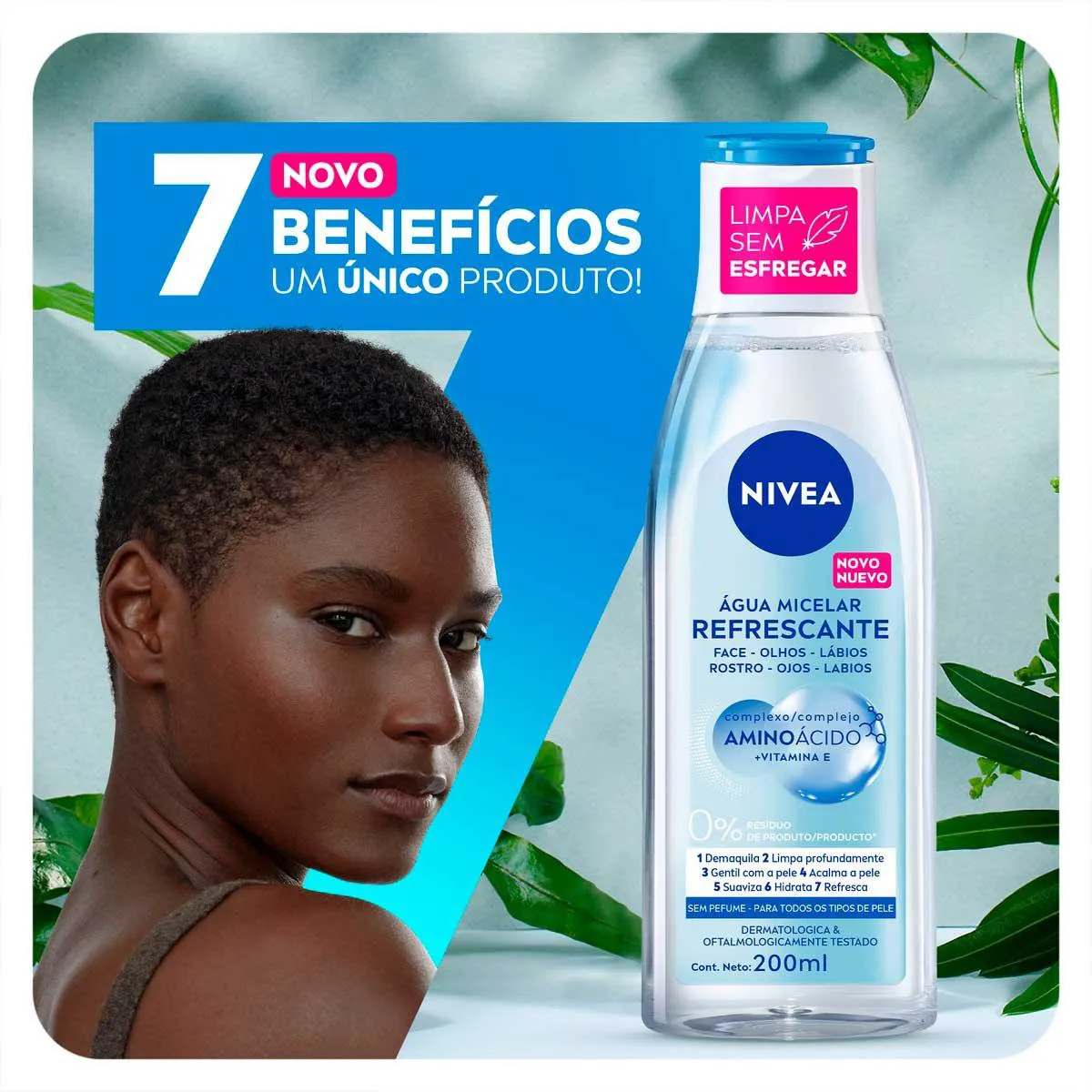 Nivea Água Micelar MicellAIR 7 em 1 200ml