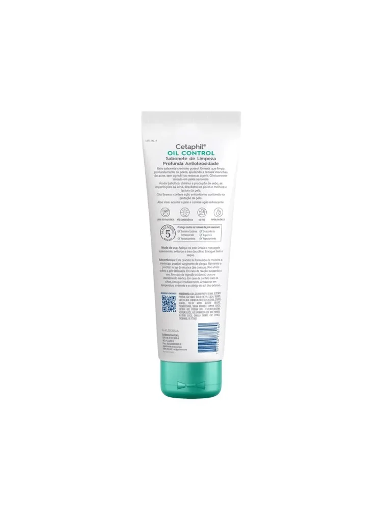 Sabonete Líquido Facial Cetaphil Oil Control Antioleosidade 250ml