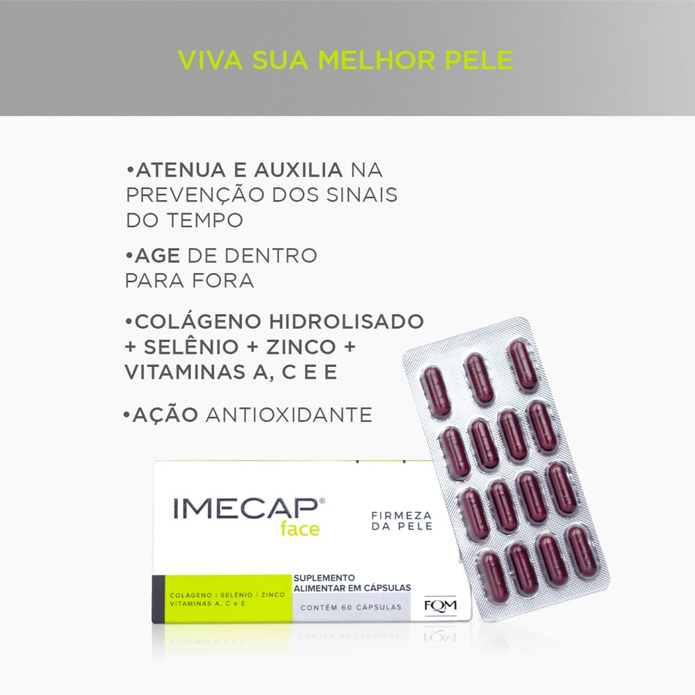 Imecap Face Colágeno 60 Cápsulas