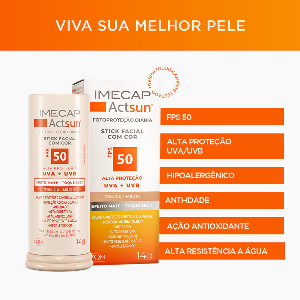 Actsun Bastão FPS 70 Médio