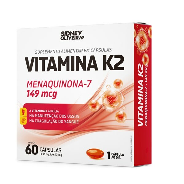 Vitamina K2 (MK-7) 149mcg — 60 Cápsulas