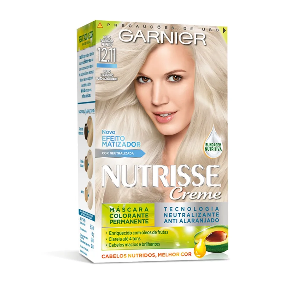 Coloração Nutrisse Creme Louro Platinado Perfeito Nº12.11