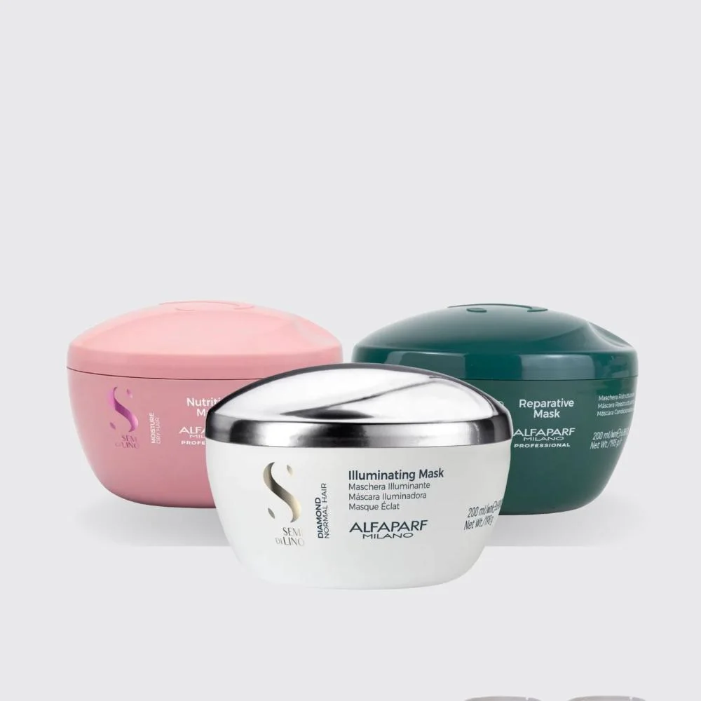 Alfaparf Semi Di Lino - Cronograma Capilar Máscaras - 200ml