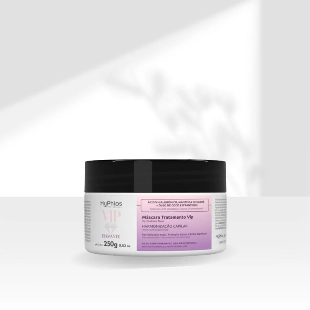 MyPhios VIP Diamante - Máscara Reconstrução Hidratação Brilho - 250g