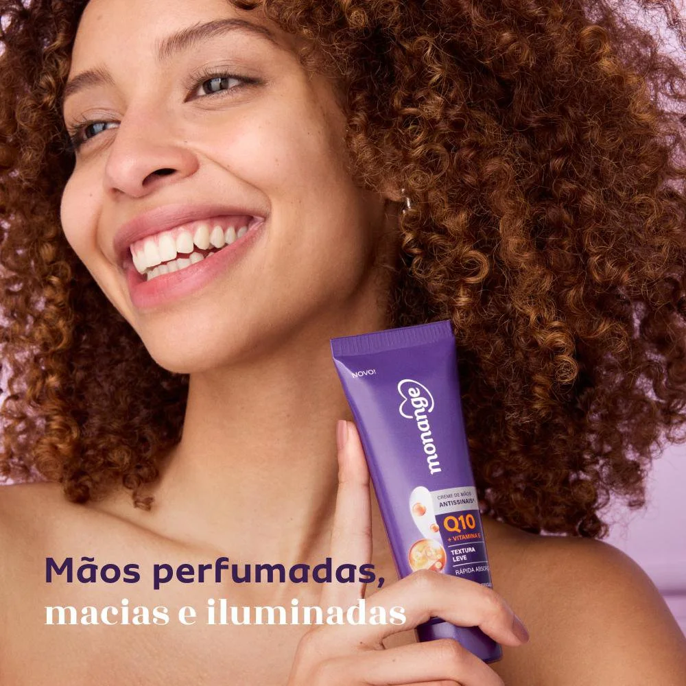 Hidratante de Mãos Monange Antissinais Q10 com Vitamina E 75g