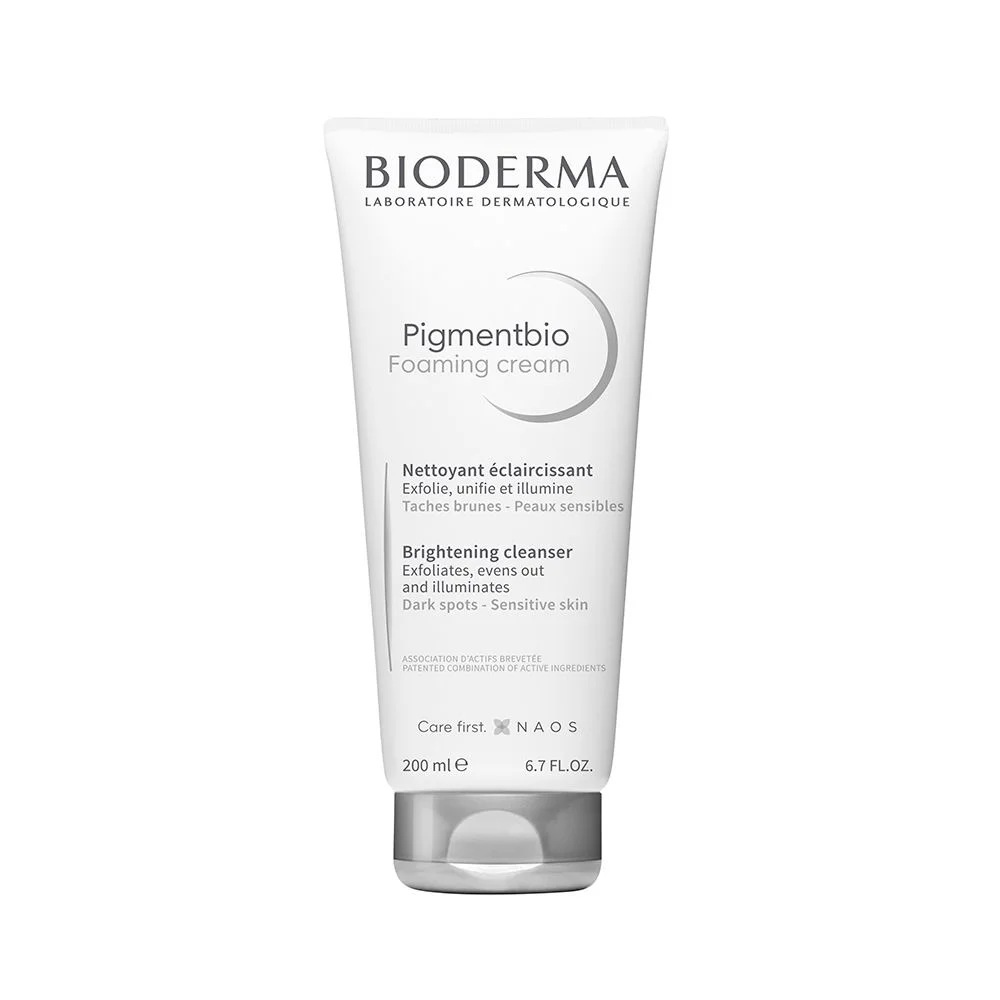 Higiene Clareadora para Rosto e Corpo Bioderma Pigmentbio Foaming Cream 200ml
