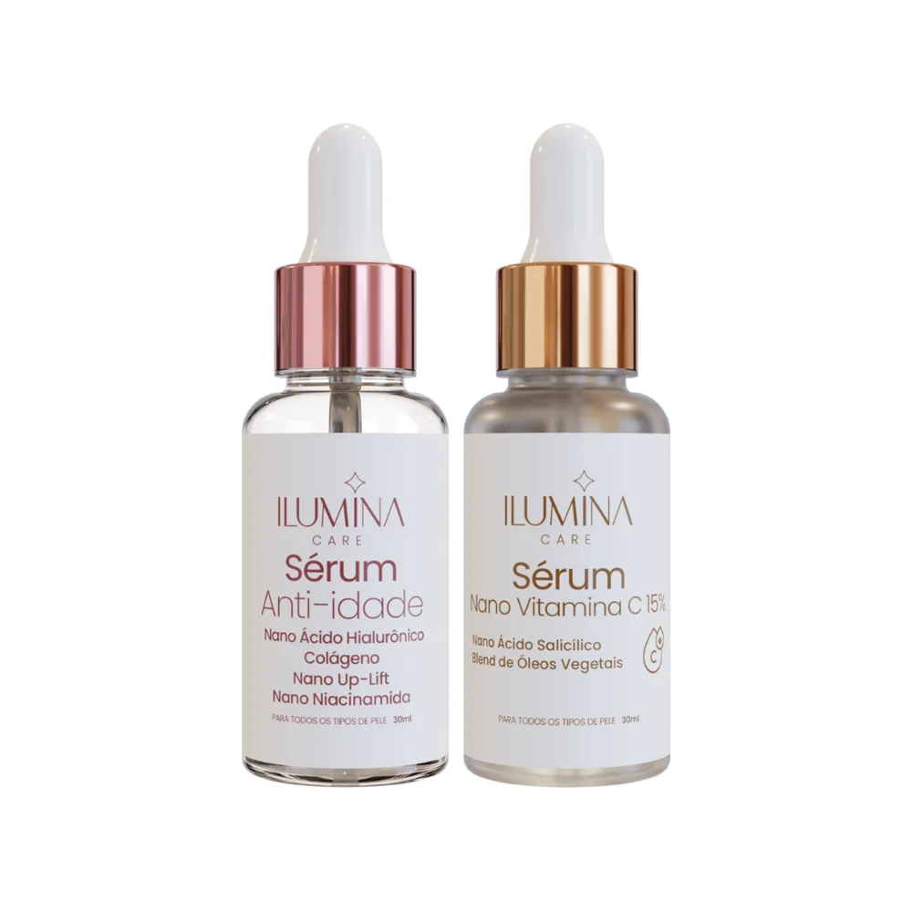 Kit Sérum Anti-idade + Sérum Vitamina C 15%