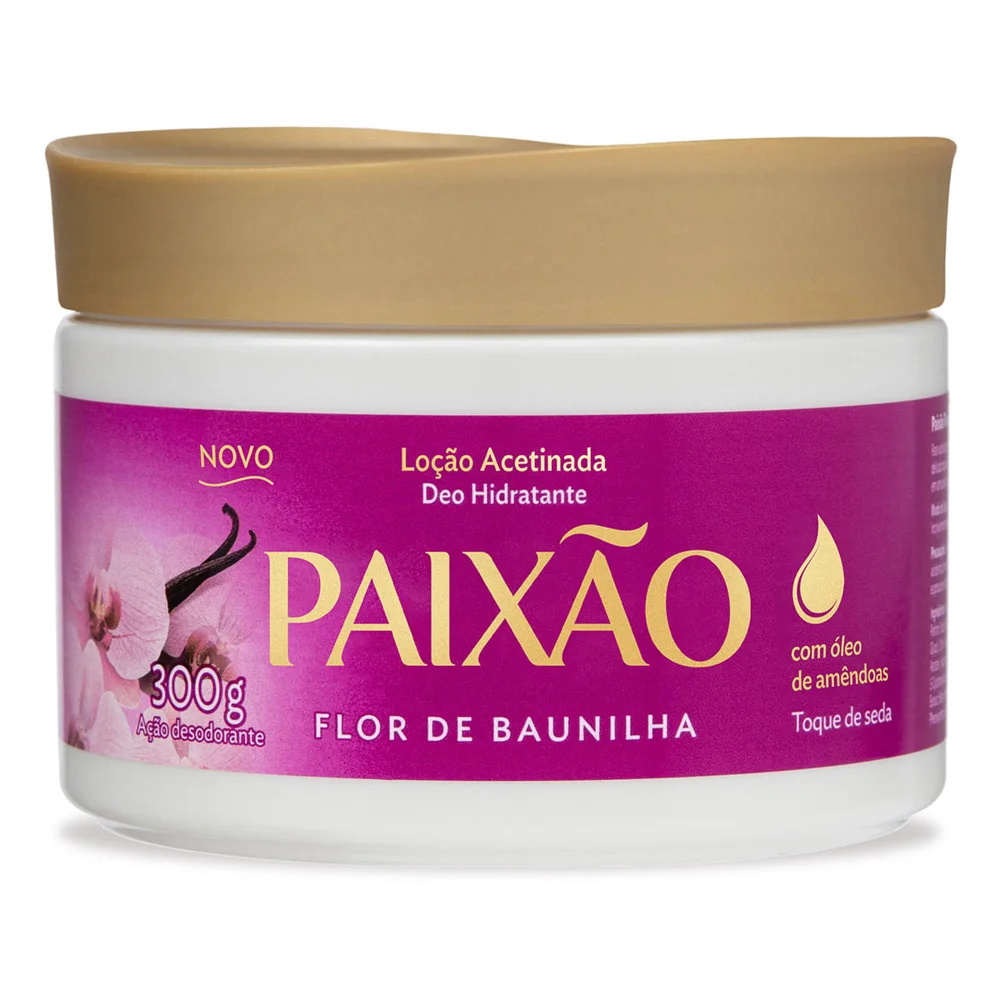 Loção Hidratante Paixão Flor de Baunilha 300g
