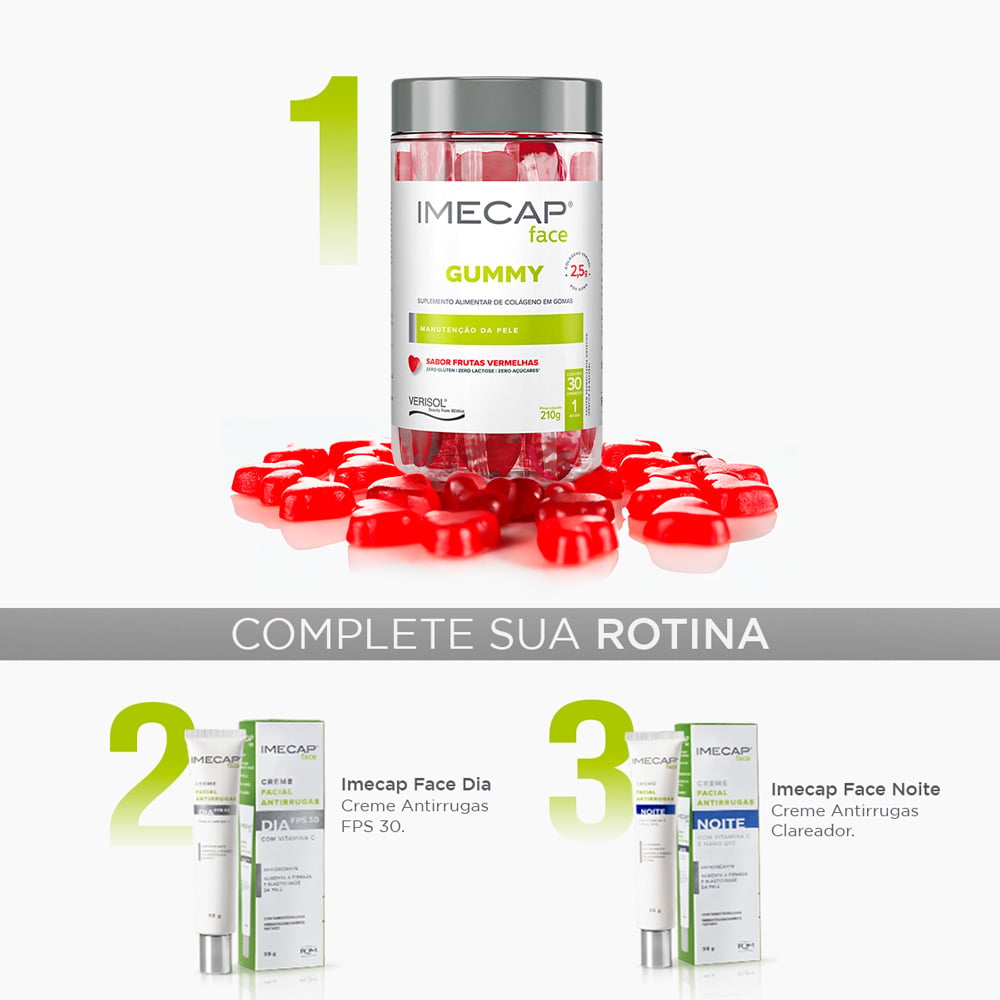 Imecap Face Gummy de Colágeno Verisol
