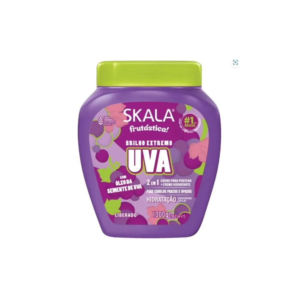 Creme de Tratamento Capilar Skala Frutástica Uva 2 em 1 1Kg
