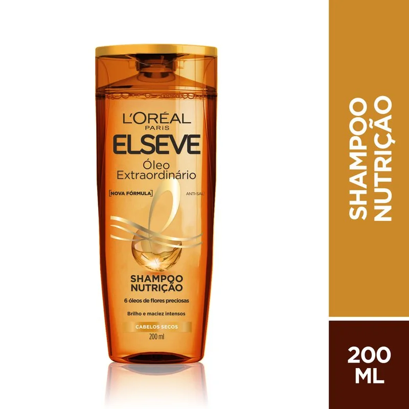 Shampoo Elseve Óleo Extraordinário Nutrição 200ml