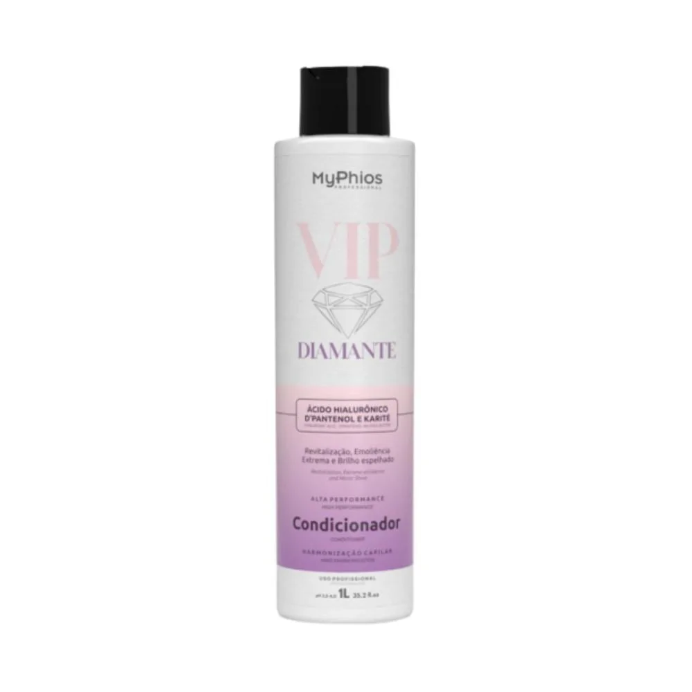 MyPhios - Condicionador VIP Diamante Hidratação Brilho Intenso 1L
