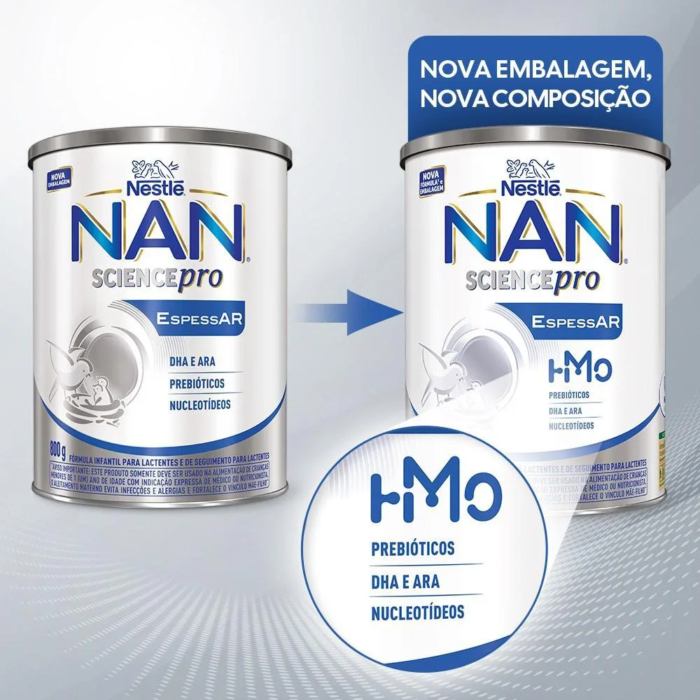 Fórmula Infantil NAN SCIENCE PRO EspessAR HMO 800g